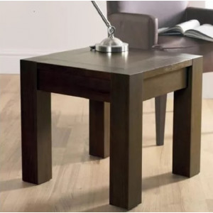 ChunKy Walnut : Bàn End , Đôn Trang Trí - 1 Tầng